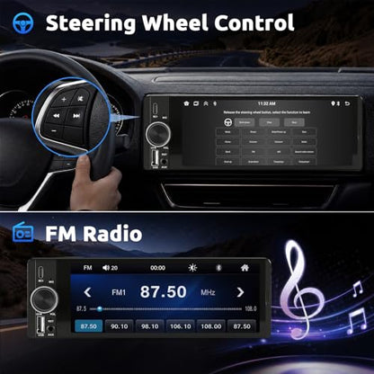 Single DIN Car Stereo