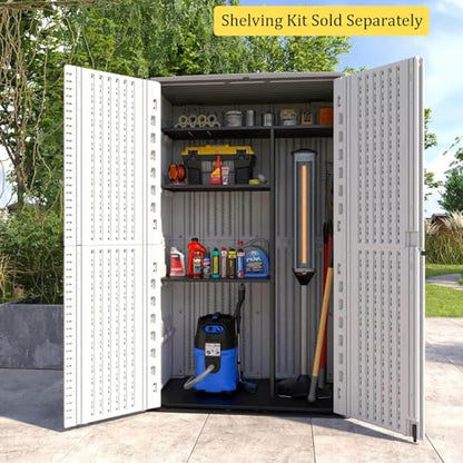Storage Shed Weather Resistance (Off-White)