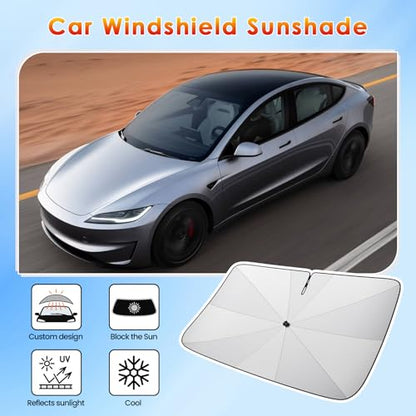 for Car Windshield Sunshade Umbrella 2026 Tesla Model 3 (for Tesla Model 3/Model Y)