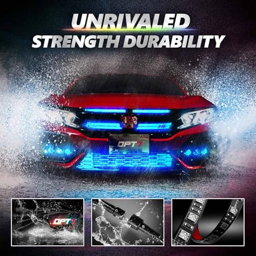 Aura Pro RGB Grille Accent Lights 12" with App & Remote Control (12” LED Strips / RGB (Red, Green, Blue))