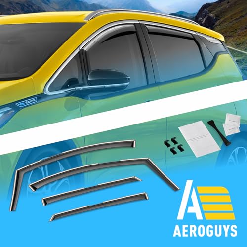 Extra Durable Window Deflectors in (For Chevy Bolt EV 17-23)