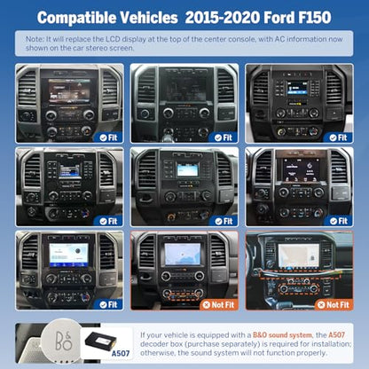 4+64GB 12.1" Double din car Stereo for Ford F