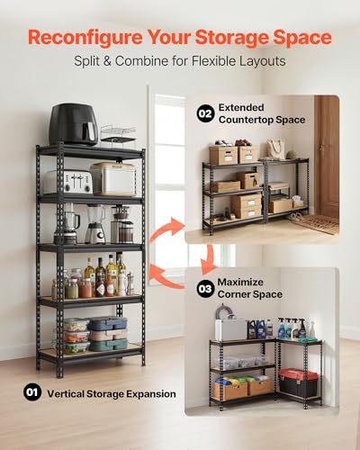 Storage Shelves (12" D x 28" W x 60" H)