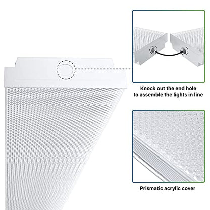 4FT LED Wraparound 40W Shop Lights for Garage (4000K / 40W)