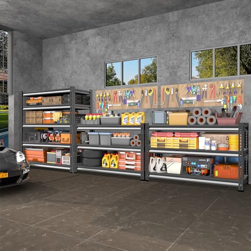 48" W Garage Shelving Heavy Duty (48"W x 16"D x 39"H)
