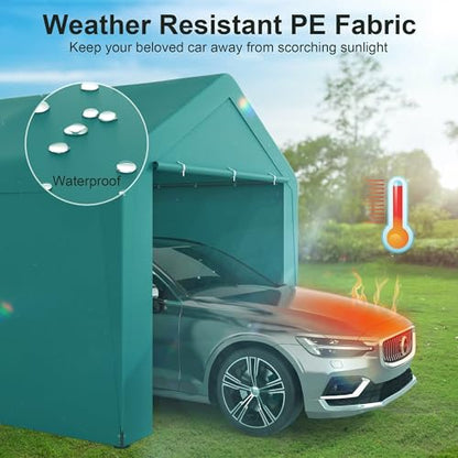 Carport 10x20 Heavy Duty Portable Garage w (Green)