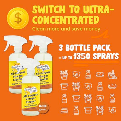 Lemon Vinegar All Purpose Cleaning Spray