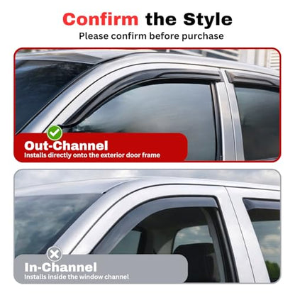 Rain Guards Fit for 2014 (2014-2021 MDX)
