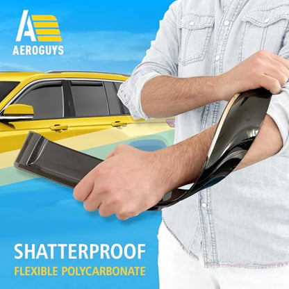 Extra Durable Window Deflectors in (For Jeep Grand Cherokee 22-26)