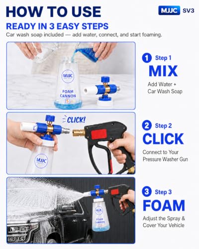 Foam Cannon S V3.0 (Foam Cannon + SOAP Sample)