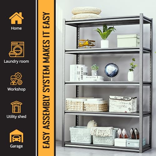 5 Tier Garage Shelf (47" W X 20" D X 72" H 5-Tier)
