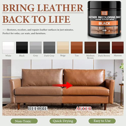 Leather Recoloring Balm (Dark Brown)