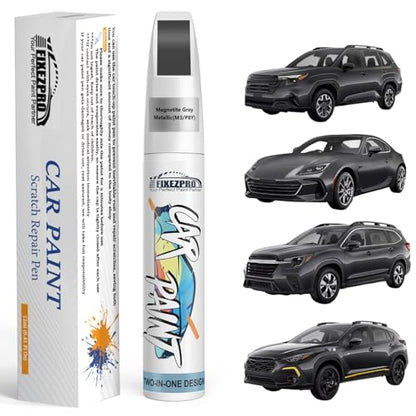 M3 P8Y Magnetite Gray Metallic Touch Up Paint for Subaru Color Exact Match (M3/P8Y Magnetite Gray Metallic)