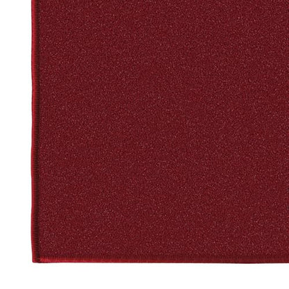 3x10 Hallway Runner Rug (Solid Red)