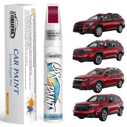 M1Y Crimson Red Pearl Touch Up Paint for Subaru (For subaru / Crimson Red Pearl(M1Y) compatible with Ascent-models/Compatible withester-models/Impreza/Legacy-models/Outback)