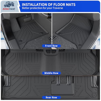 8 Seat Floor Mats Set for 2024