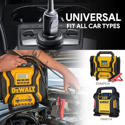 14.5V DC Charger Car Adapter Compatible with Dewalt DXAEPS14 1400 Peak Amp 1400Amp DXAEPS14CA 12V Portable Power Station Jump Starter Air Compressor DXAEP514 15V Auto Supply Cord Battery Charger