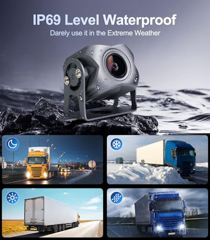 6 Channel 1080P Backup Camera System Dash Cam for Truck