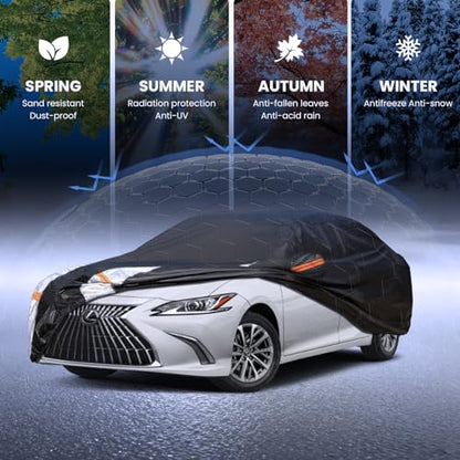 Multi Layer Car Cover Custom Fit for Lexus ES 300 330 350 (Custom fit Lexus ES / Sedan car cover)