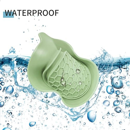 2 Pack Car Cup Coaster Silicone Spill (Tea Green Solid / 2 Pack)
