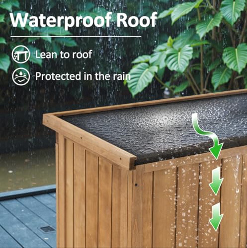 Outdoor Storage Cabinet (Natural)