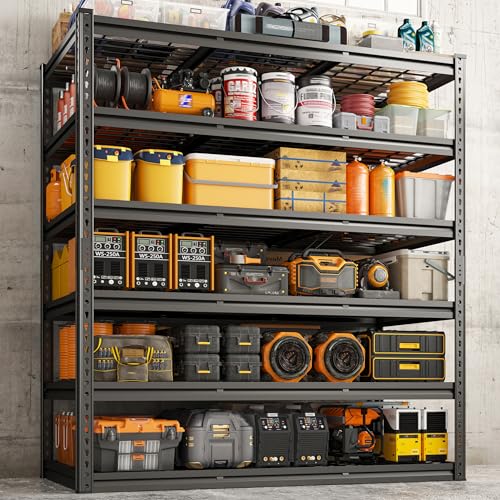 6 Tier Heavy Duty Storage Shelving for Garage Basement Warehouse (48" W X 24" D X 78" H)