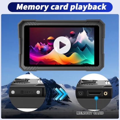 5 Inch Wireless Motorcycle Carplay GPS Navigation System