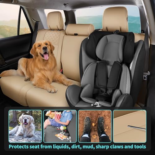 Seat Covers for Toyota 4Runner 2011 (2011-2024 3-ROW,7 seats MODEL ONLY / BEIGE)
