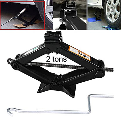 Scissor Screw Jack Lift for Car Van Vehicles 2 Ton 4.2 (Standard Scissor Jack)