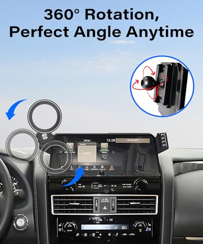 Car Phone Holder for Nissan Armada 2021 (fit for 2021-2024 Nissan Armada(12.3 Inch Screen))