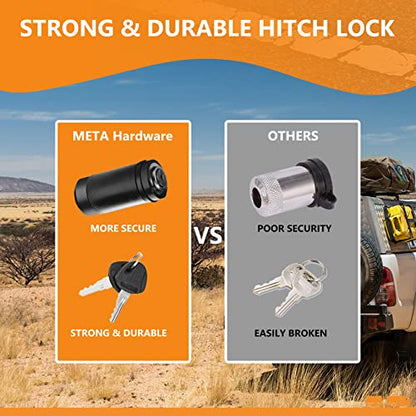 Trailer Hitch Locks (2-3/4" Pin / Keyed Alike 4pack)