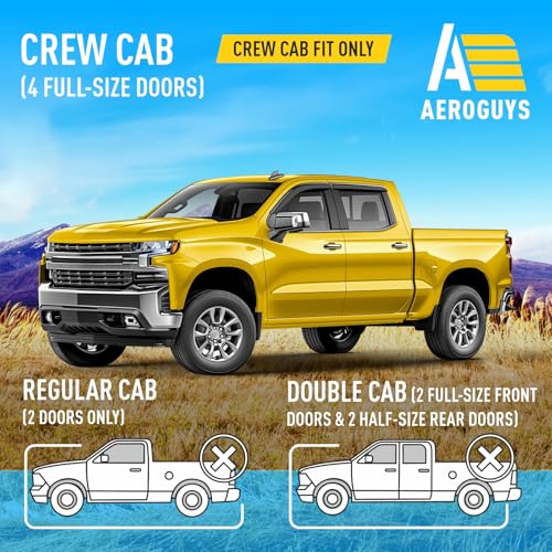 Extra Durable Window Deflectors Tape (For Chevy Silverado 19-26 1500/2500/3500)