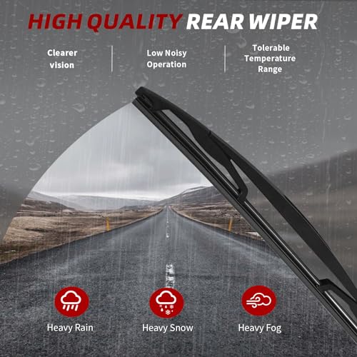 Premium Windshield Wiper Blades (28"+12"+12")