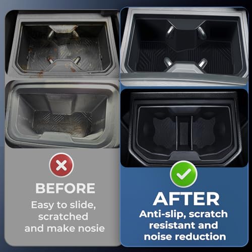Center Console Cup Holder Inserts for Toyota Tacoma 2026 2025 2024 (Cup Holder for 2024-2026 Tacoma)