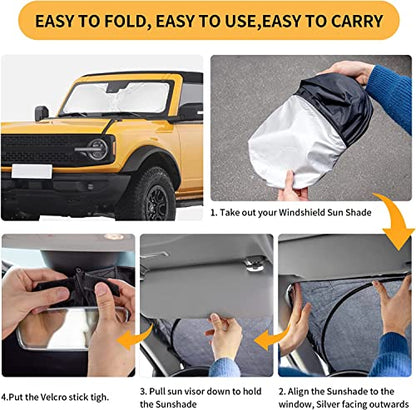 Windshield Sun Shade for 2024 (for Subaru Impreza 2012-2025)