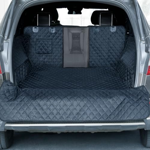 SUV Cargo Liner for Dogs (black - Mesh Window / L)