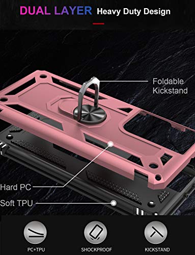 for Galaxy S21 Ultra Case (Galaxy S21 Ultra (Large 6.8") / Rose Gold)
