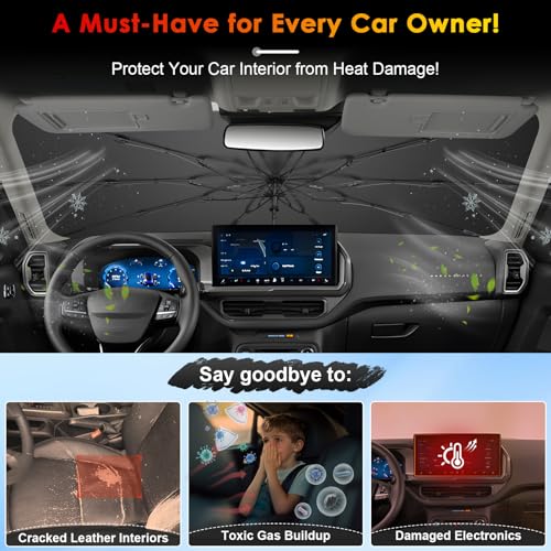 Windshield Sunshade Umbrella for 2021 (for 2021-2026 Bronco Sport)