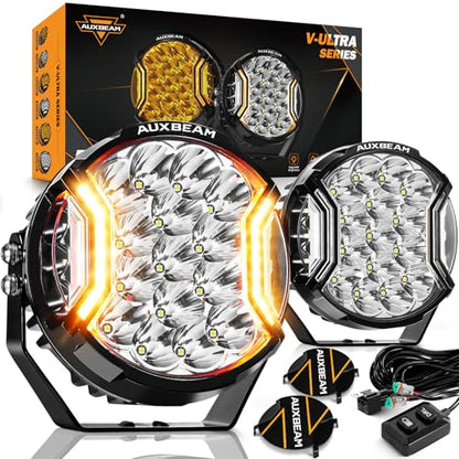 V Ultra Series 7" Round LED Off (7-inch, White)
