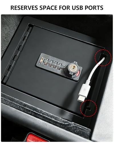 for Tesla Center Console Safe Organizer with 4 (Juniper & Highland Safe Organizer)