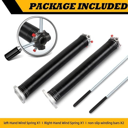 Pair of 2" Garage Door Torsion Springs 0.234X2"X27" (0.234X2"X27")