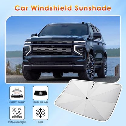 for Car Windshield Sunshade Umbrella 2021 (for 2021-2026 Chevy Tahoe)
