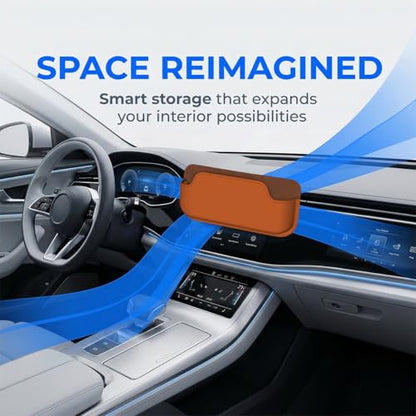 Sunglasses Holders for Car Dashboard (Orange)