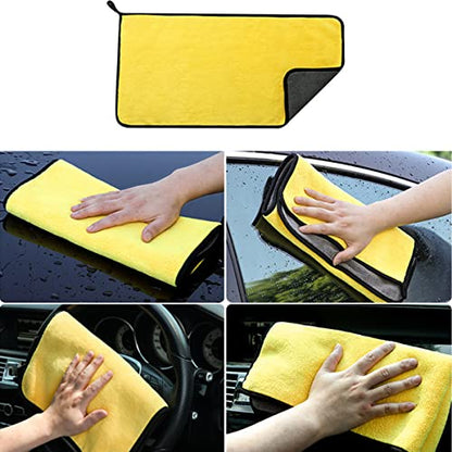 Car Wash Brush with Long Handle (Yellow03)