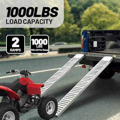 72" x 9" Steel Truck Ramps (Steel Loading Ramp+1000LBS+72"x9")