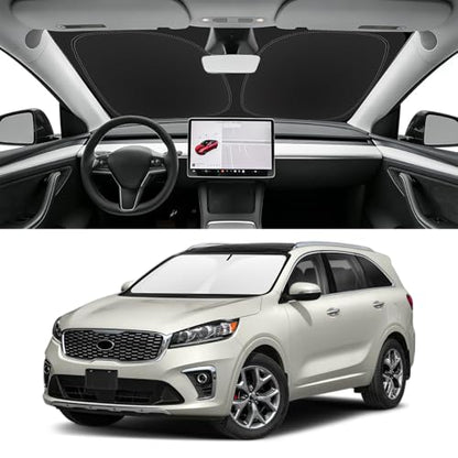 Custom Fit Windshield Sun Shade for Kia Sorento 2016 (for 2016-2020 Kia Sorento)