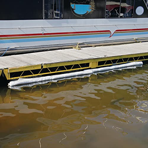Oil Boom - Oil-Only Absorbent Boom - 4 Pack - 3" x 20' Boom - Absorbs up to 4 gallons per Boom - BOM407 (3" x 20')
