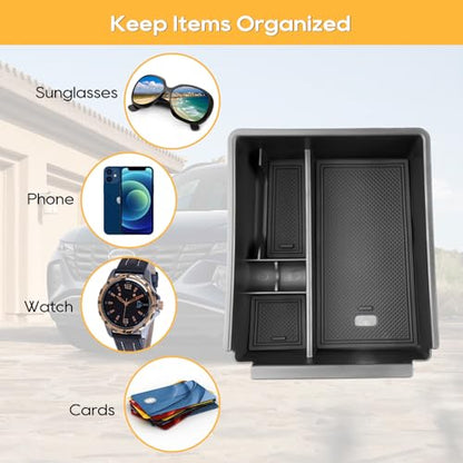 for 2025 Hyundai Tucson Center Console Organizer for 2022 (2025 Tucson SEL/SE/XRT ONLY Arm)