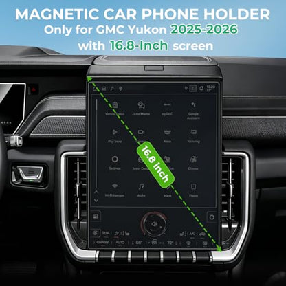 Car Phone Holder for GMC Yukon (Fit for 2025-2026 Yukon/Yukon XL, 16.8-Inch)