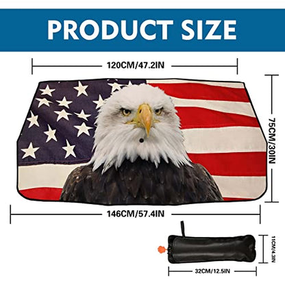American Eagle Car Windshield Sun Shade (One Size / American Eagle)